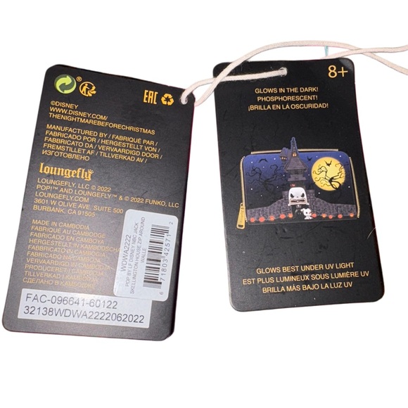 Loungefly Disney Nightmare Before Christmas Wallet NWT - Picture 4 of 4